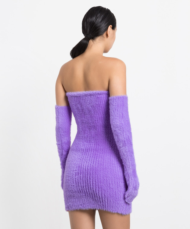 purple dress with gloves Tessa Purple Maxi Dress & Gloves
