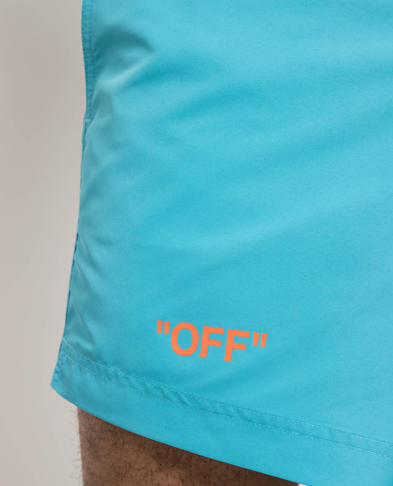 

Blue logo swim shorts Off-White, Light blue