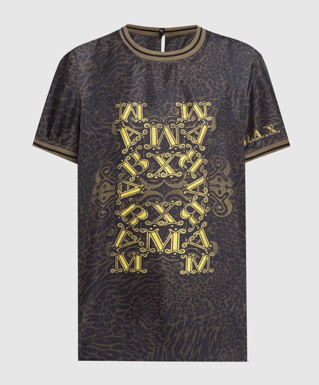 Max Mara - Green silk T-shirt with logo RAID - buy with Sweden delivery at  Symbol