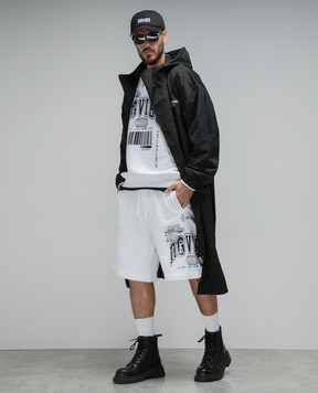 Dolce&Gabbana White sweatshirt with DGVIB3 print G9AQVTG7K3H