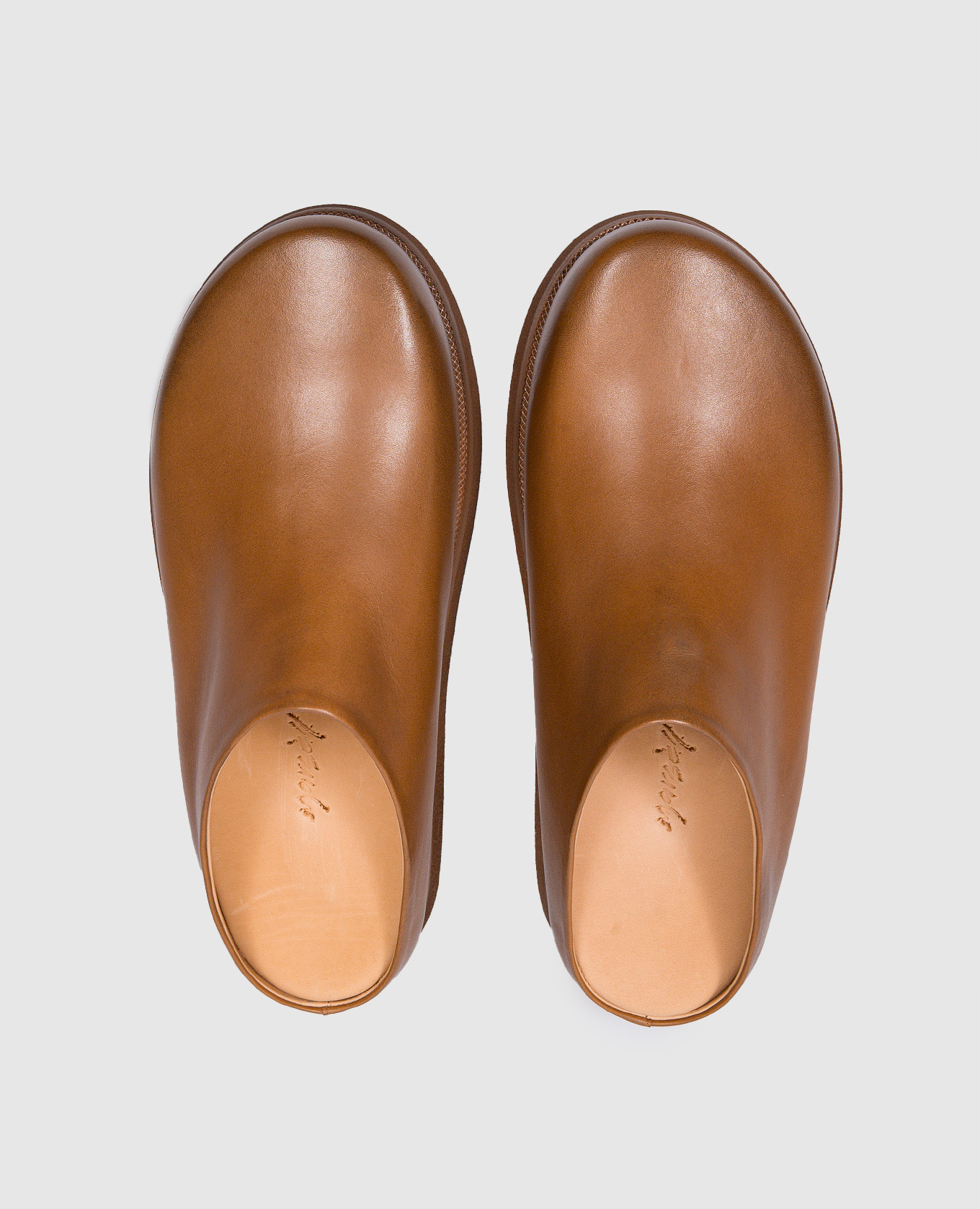 

Brown leather clogs Marsell