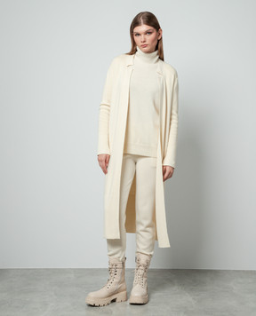 Enrico Mandelli White woolen cardigan A7KD265252