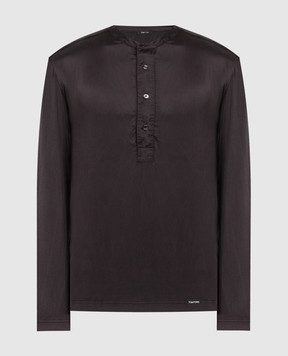 Tom Ford Black silk pajama shirt T4H161010