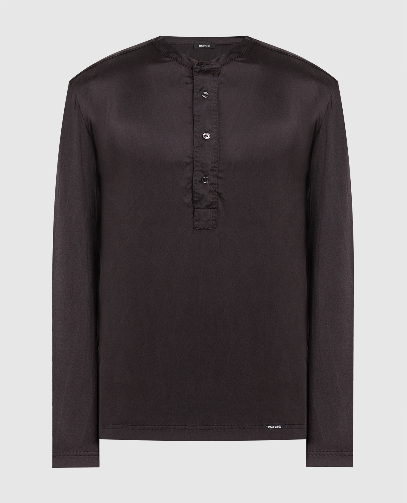 

Black silk pajama shirt Tom Ford