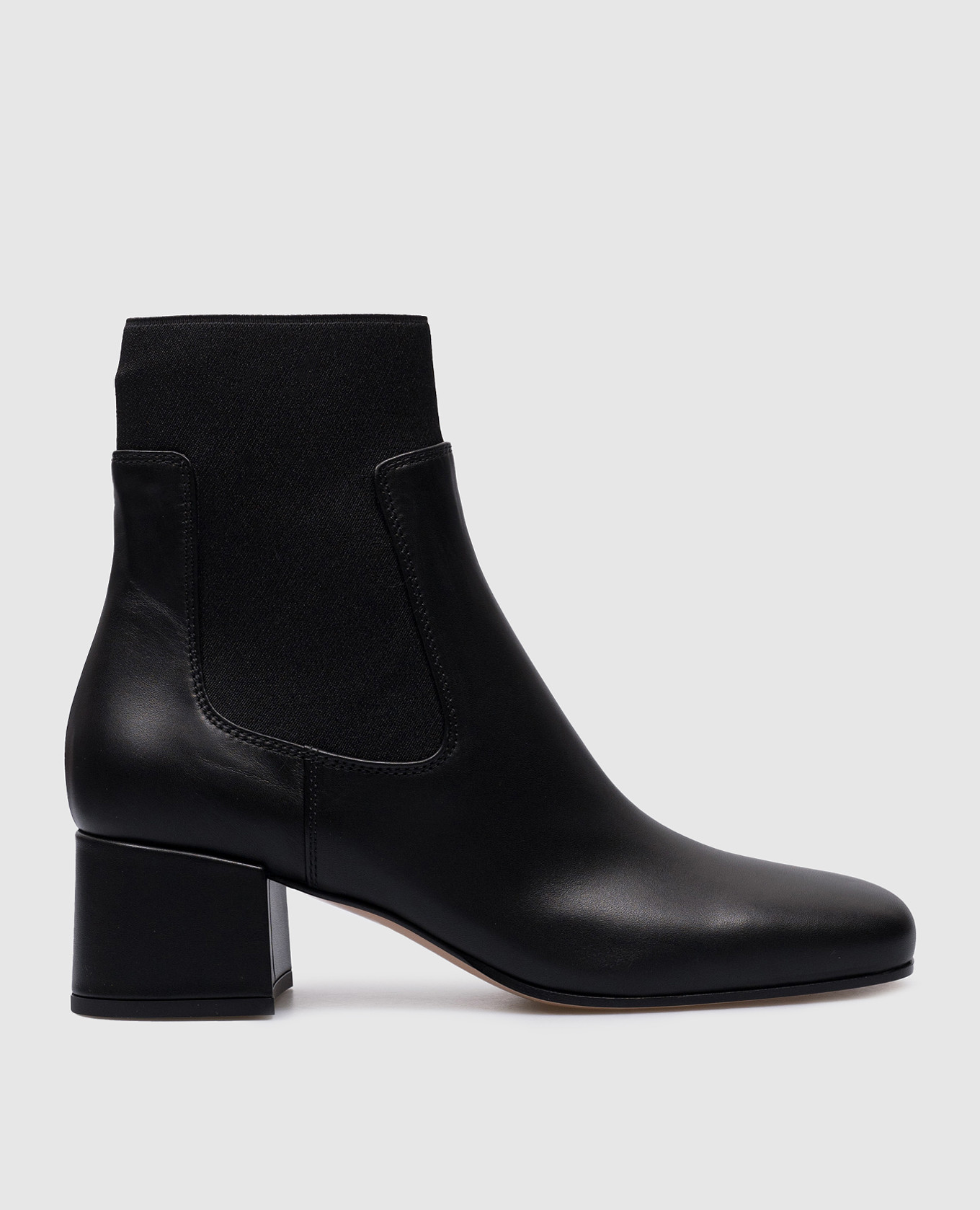Holmes black leather chelsea boots gianvito rossi