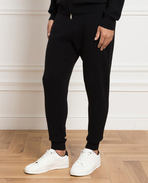 Cashmere&Whiskey Black cashmere sweatpants MU8641307341PF