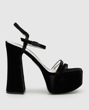 Philosophy di Lorenzo Serafini Black sandals A32045780