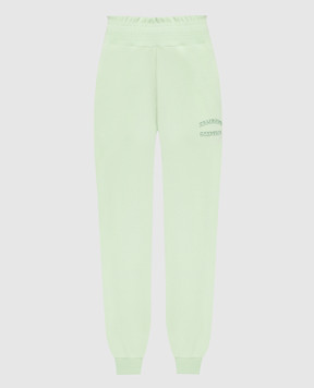 Ermanno Scervino Green logo joggers D425P306LGFVV