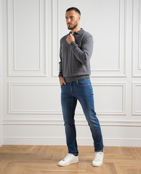 Tramarossa Blue jeans with a distressed effect MICHELANGELOD306
