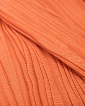 COLOMBO Orange print cashmere and silk scarf S201370X2002702U