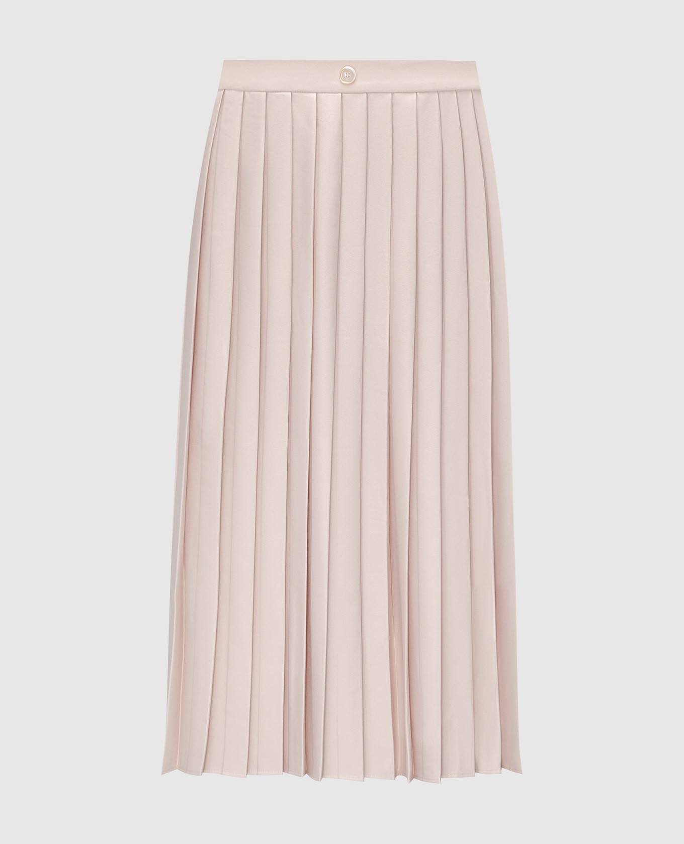 

Beige pleated skirt Solotre