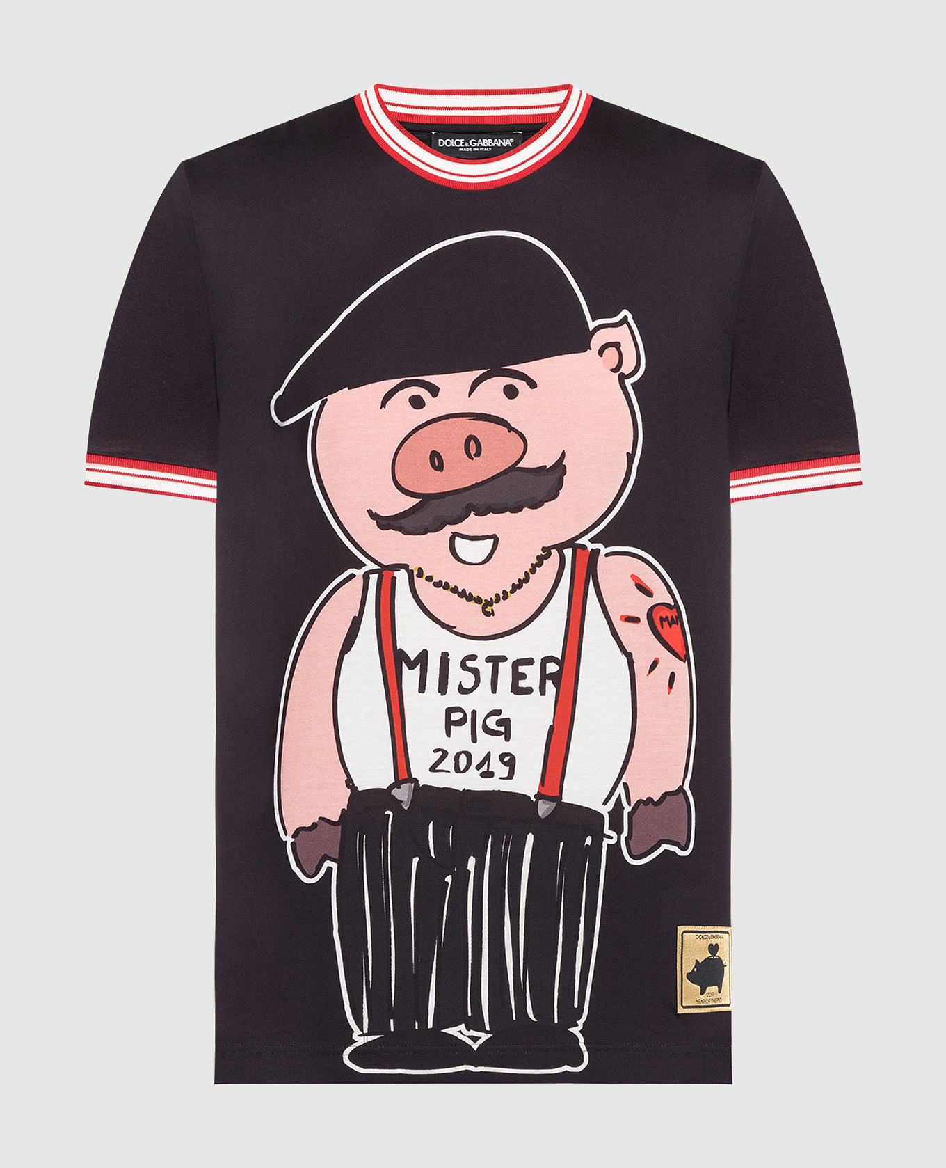 

Black t-shirt with a print Dolce&Gabbana