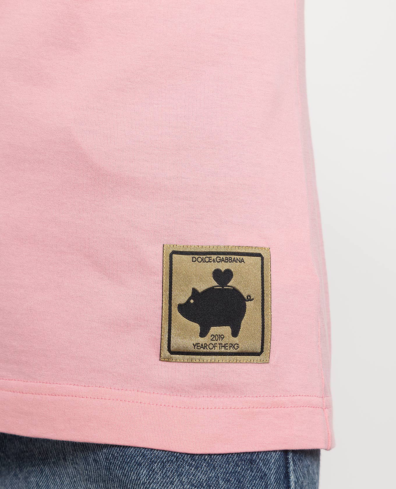 

Pink t-shirt with a print Dolce&Gabbana