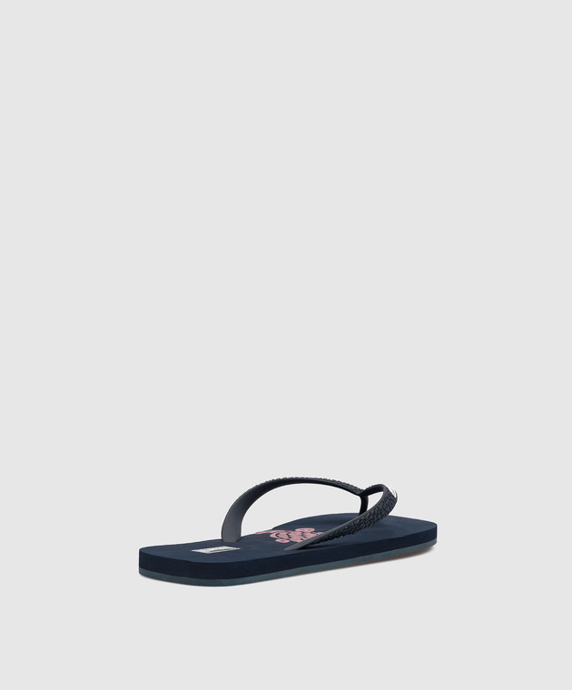 Vilebrequin - Copp blue logo flip flops COPC3500 - shop with  display picture 3