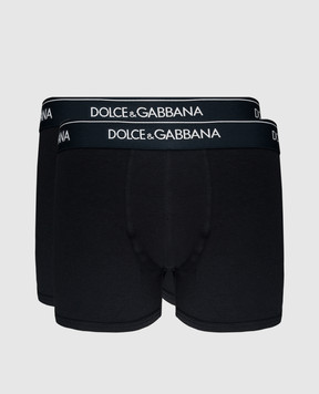 Dolce&Gabbana Set of blue briefs with logo M9C07JONN95