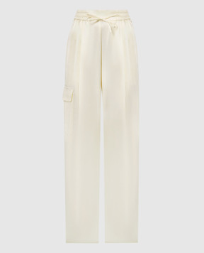 Yves Salomon Yellow pants 24EYP005XXSAVI