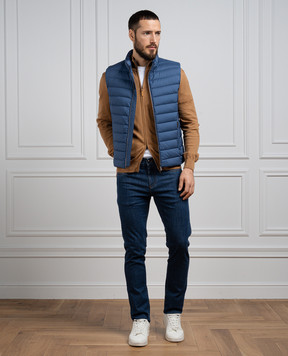 MooRER CALAF blue down vest CALAFS3