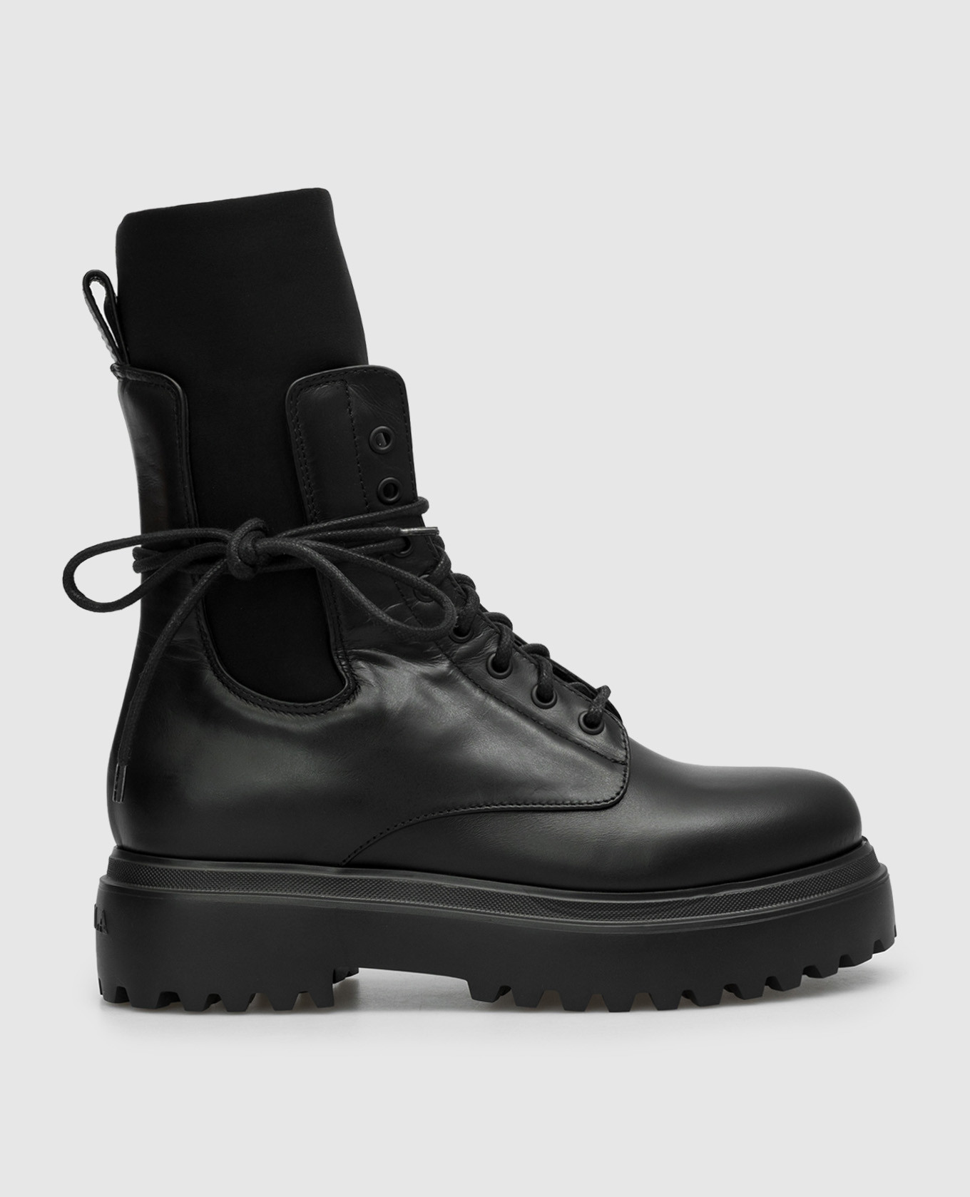

Renger black combination boots Le Silla, Черный