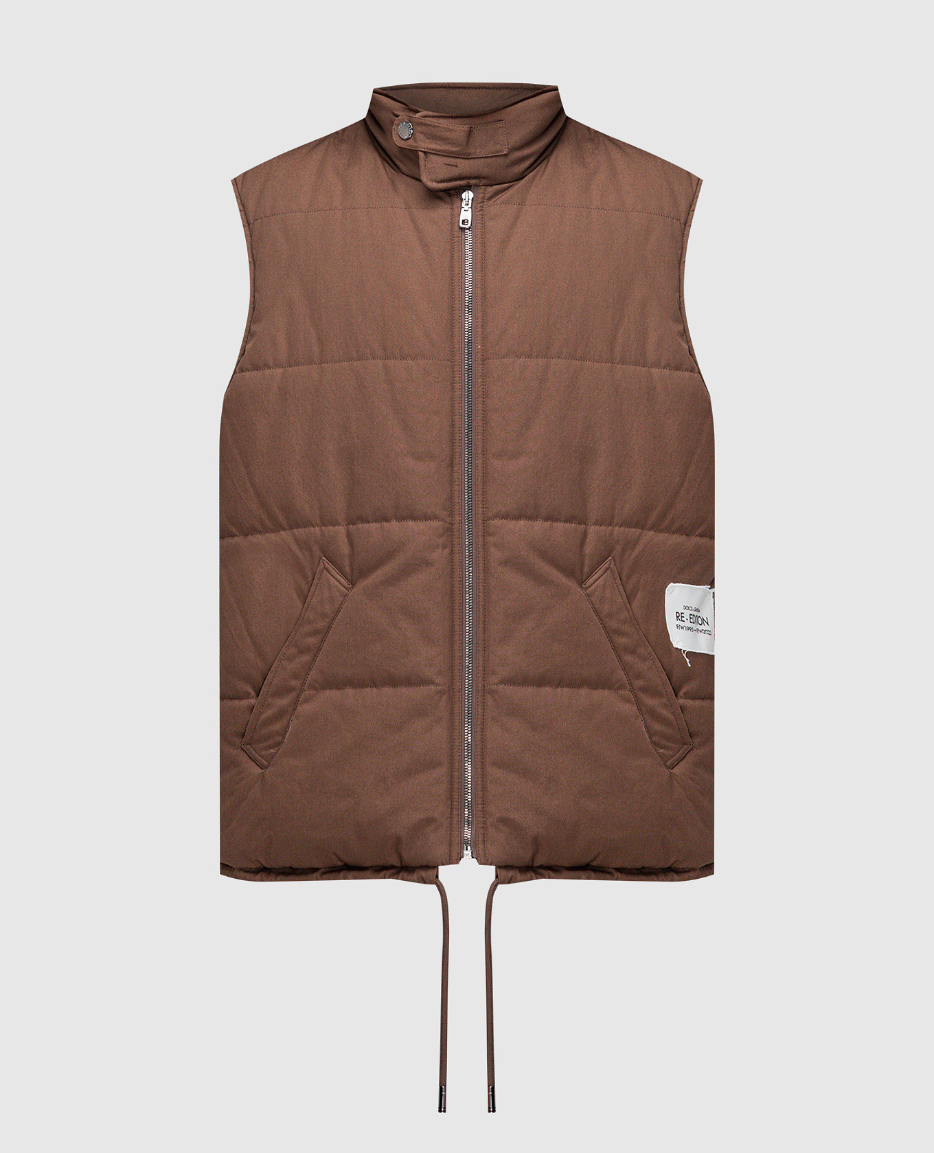 

Brown vest with Re-edition patch Dolce&Gabbana