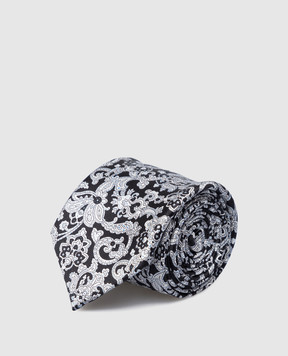 Stefano Ricci Children's silk set of a tie and a scarf in a pattern YDX27001