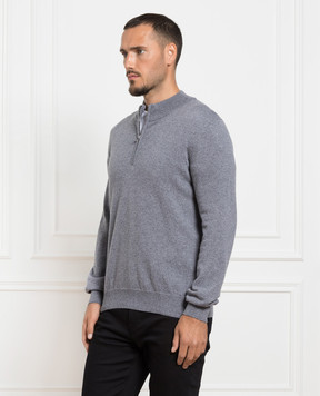 Cashmere&Whiskey Gray cashmere jumper MU8661312341R