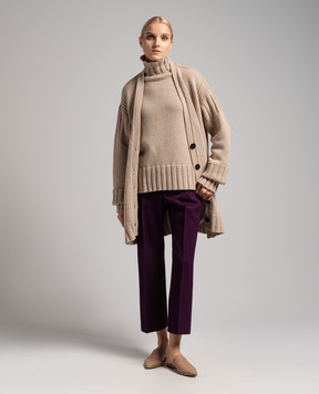 Jil Sander Brown cashmere sweater J40GP0019J13207