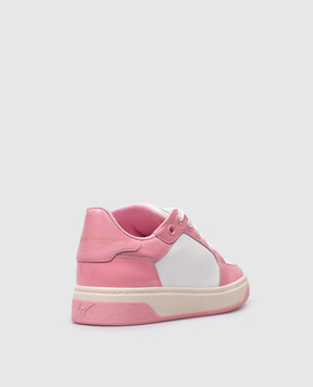 Giuseppe Zanotti Arena pink leather sneakers RS40006