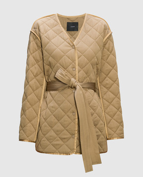 JOSEPH Jebb Brown Quilted Jacket JF006779