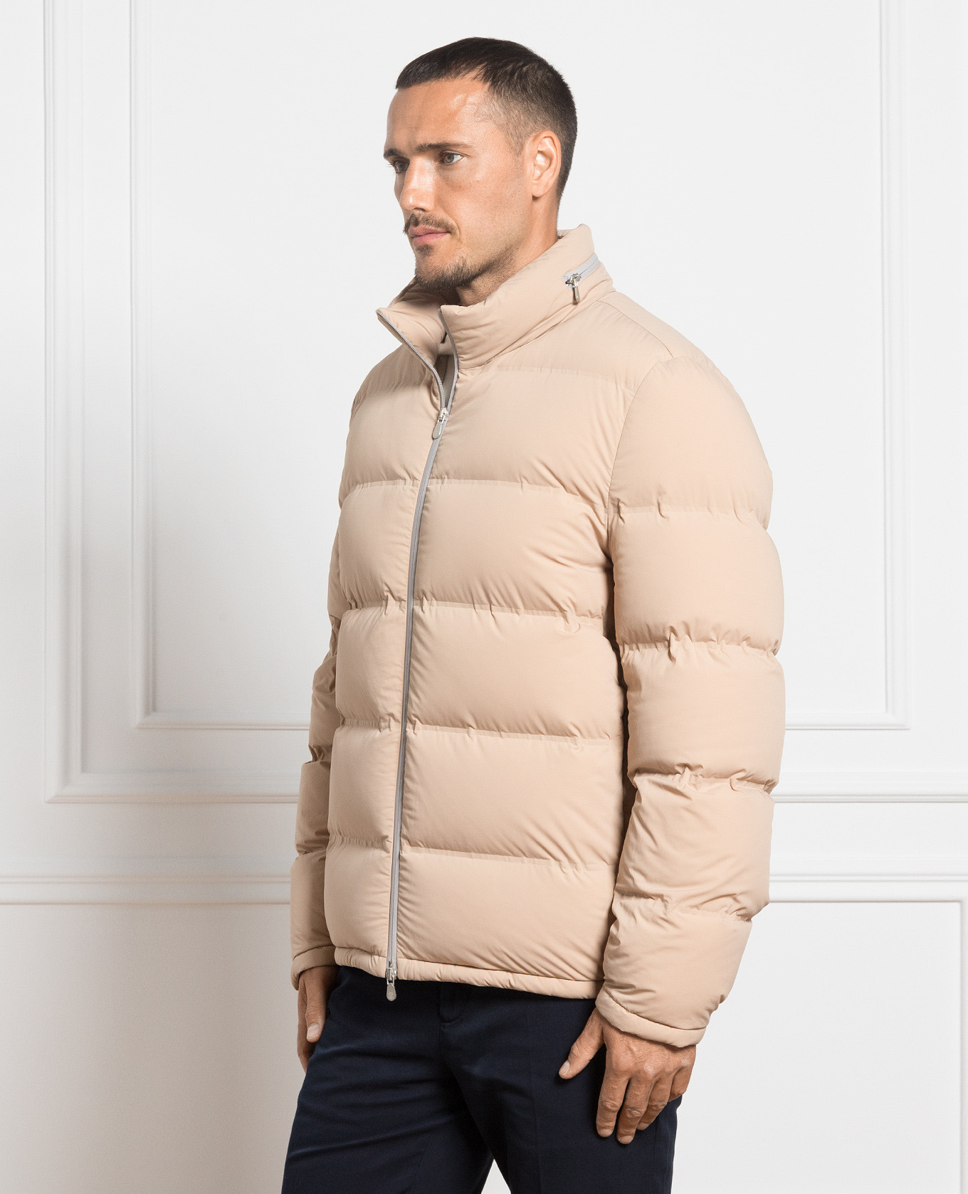 

Beige down jacket Brunello Cucinelli