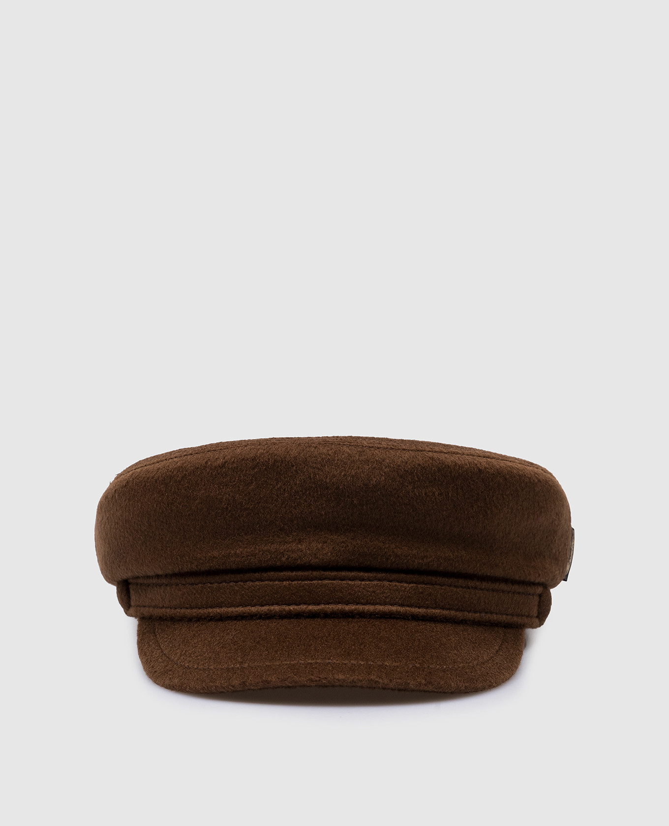 

Brest brown cap made of wool Borsalino, Коричневый
