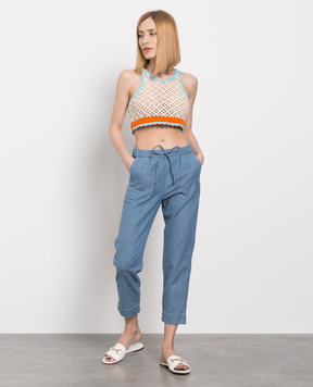 Max Mara Sportmax Milk knitted top Stresa STRESA