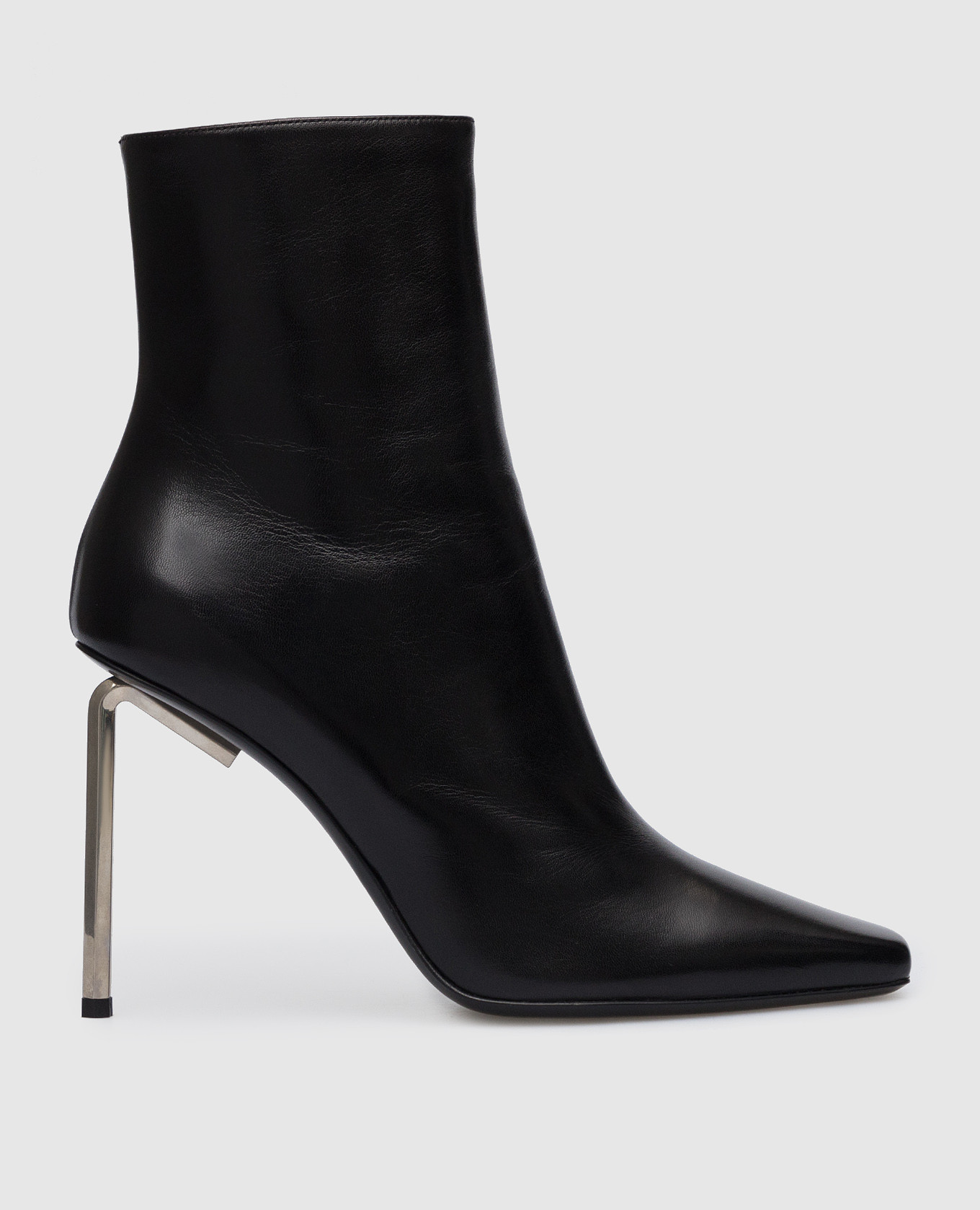 

Allen black leather ankle boots Off-White, Черный