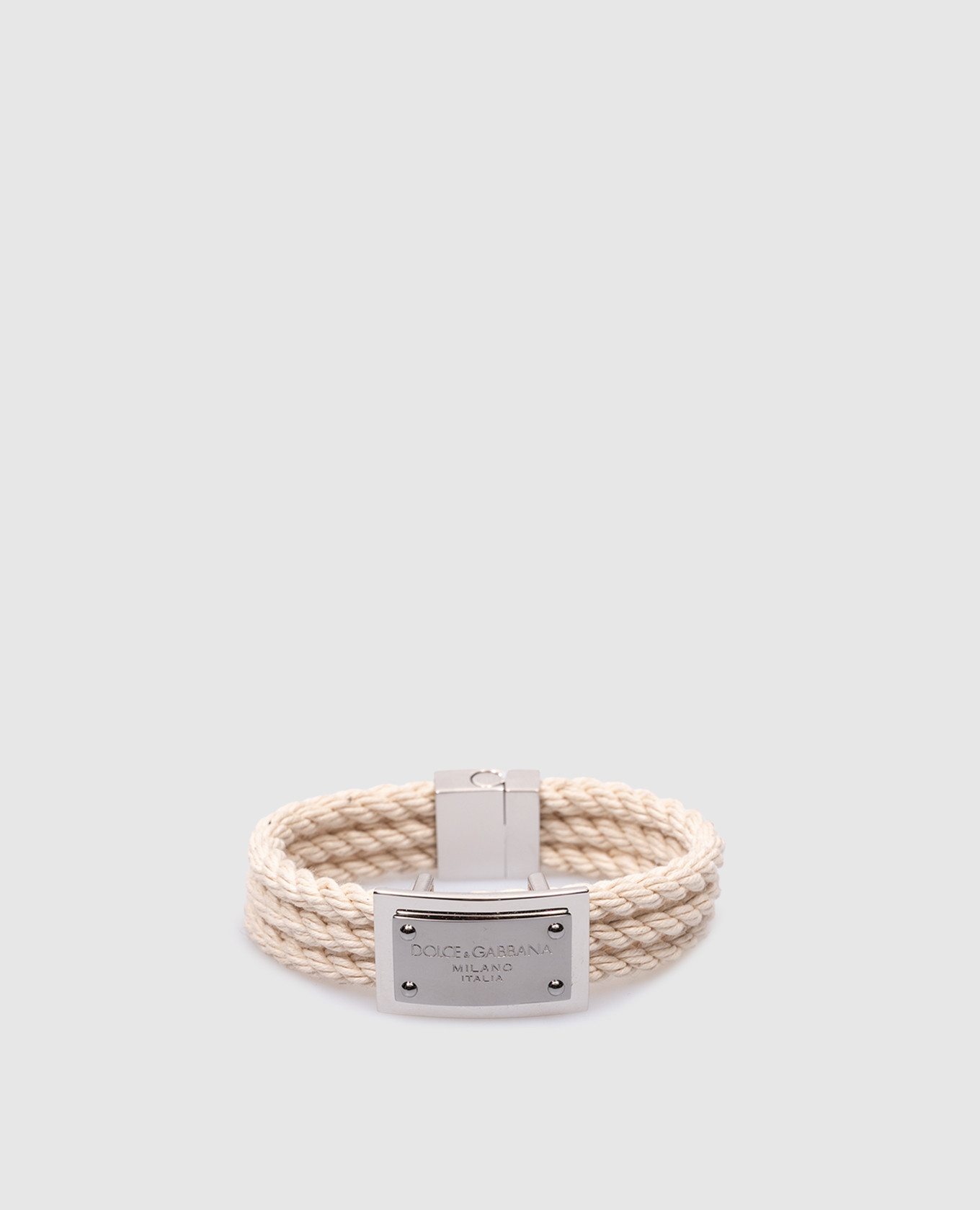 

Beige bracelet with logo patch Dolce&Gabbana