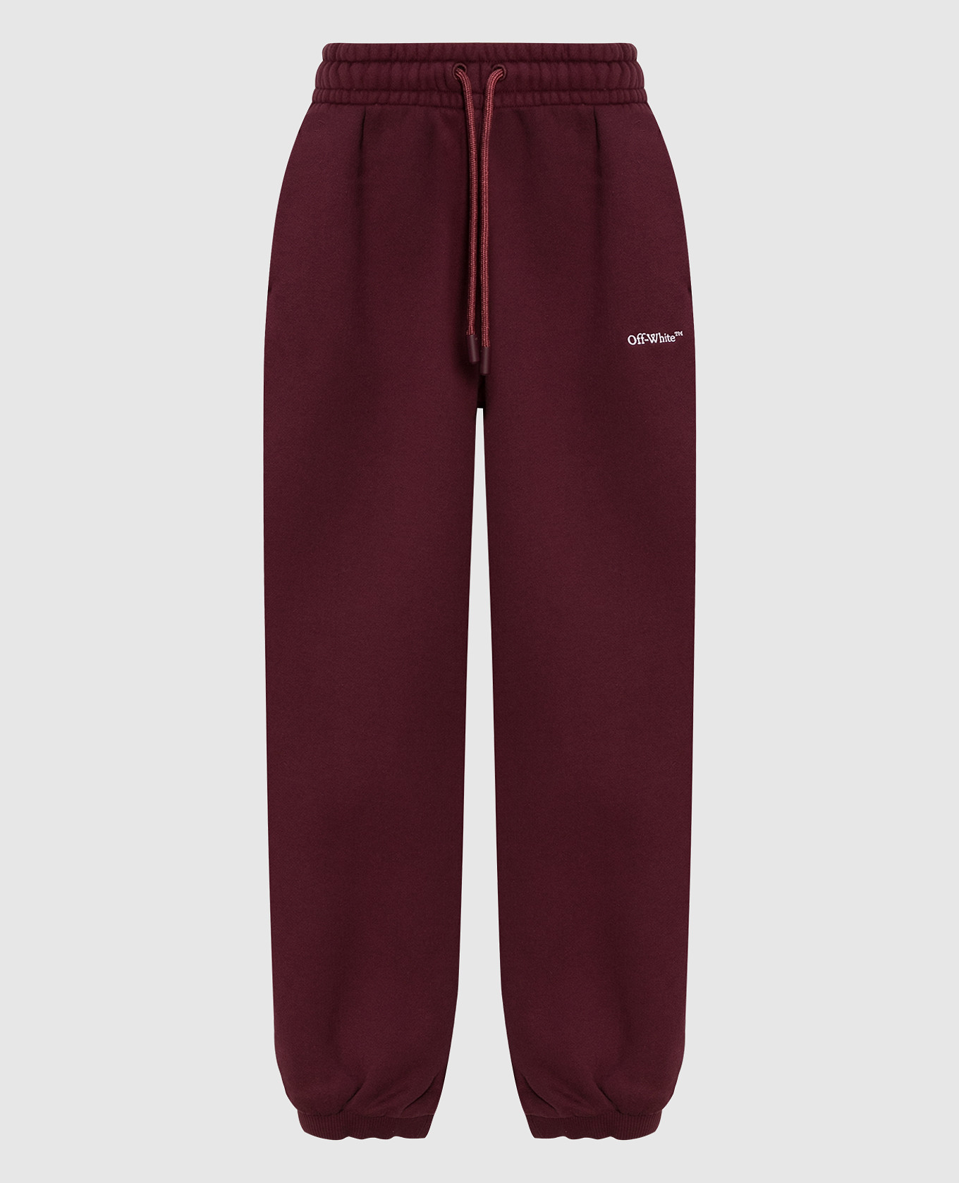 

Burgundy logo joggers Off-White, Бордовый