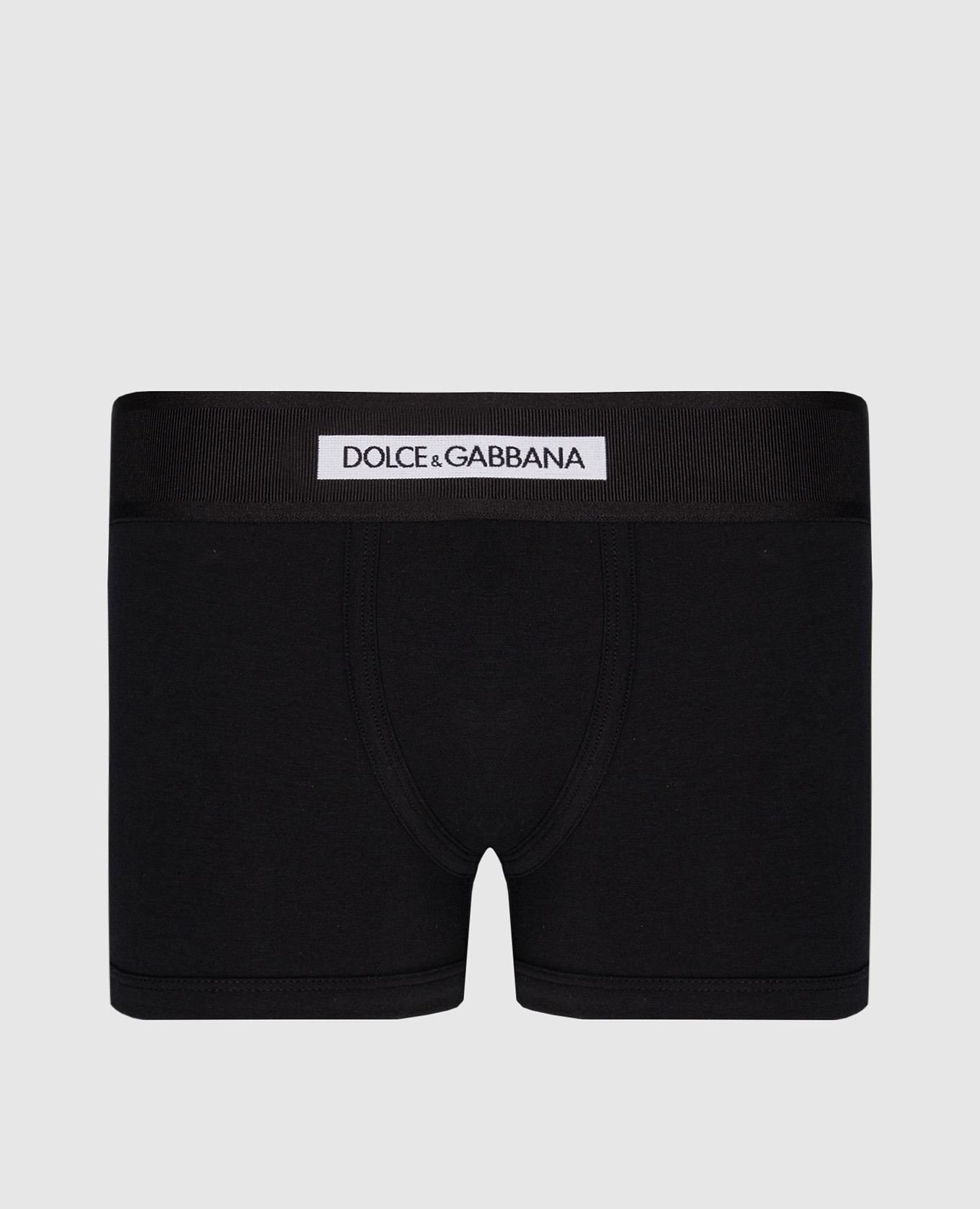 Black boxer briefs with a logo pattern Dolce&Gabbana