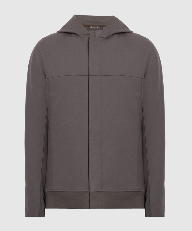 Loro Piana - Charcoal wool jacket FAL5979 - shop with European