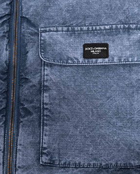 Dolce&Gabbana Children's blue denim jacket L42C21LY078812+