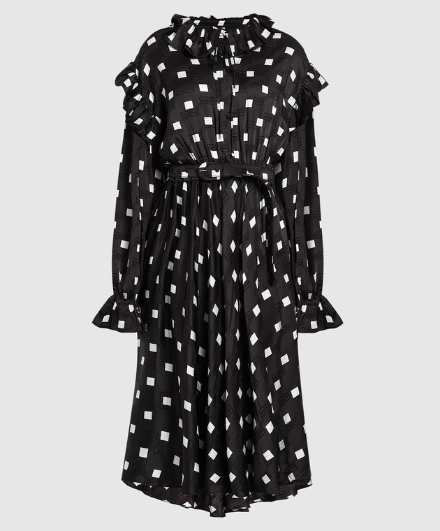 balenciaga black and white dress The Timeless Blackness of Balenciaga's Dresses