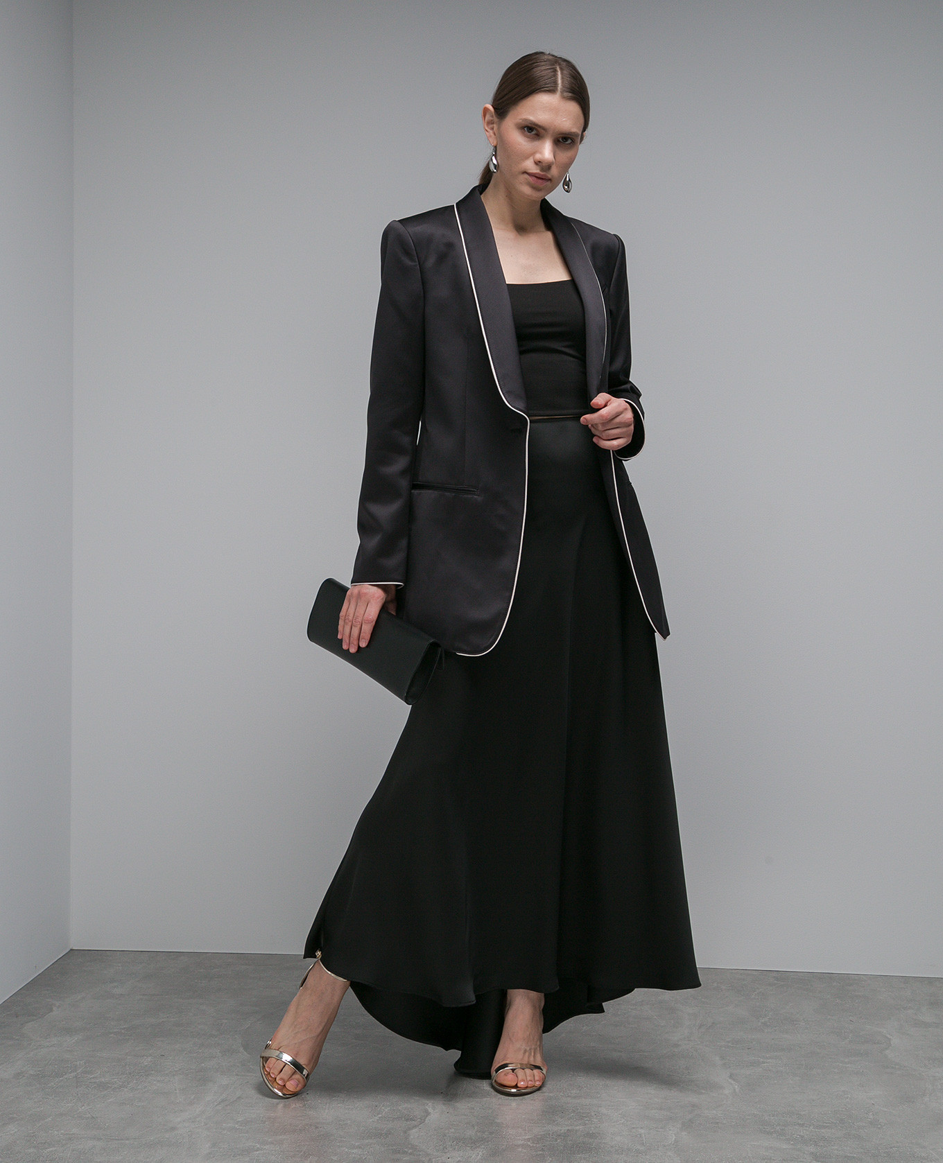 

Black jacket with contrasting edging Philosophy di Lorenzo Serafini