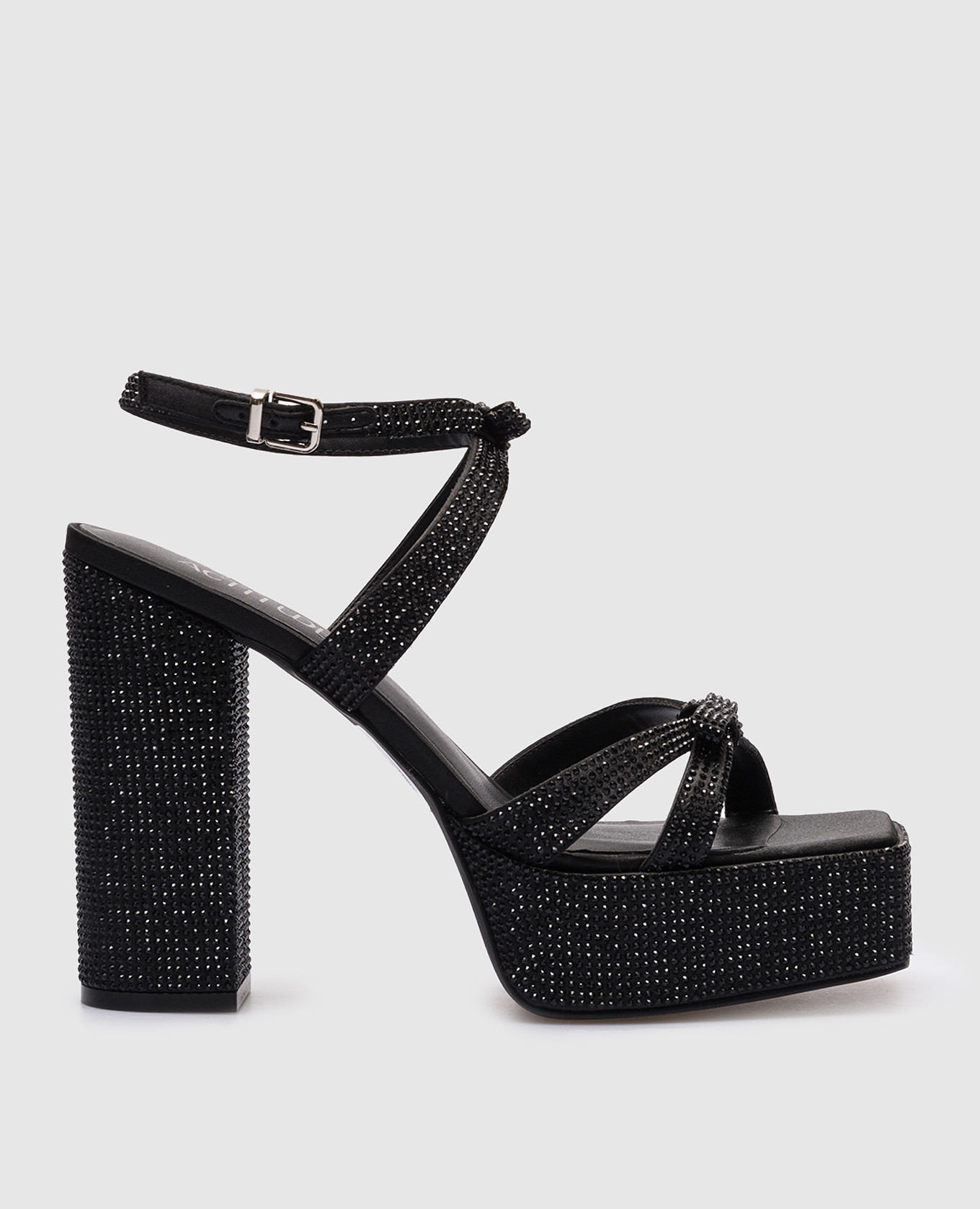 

Black sandals with crystals Twinset Actitude