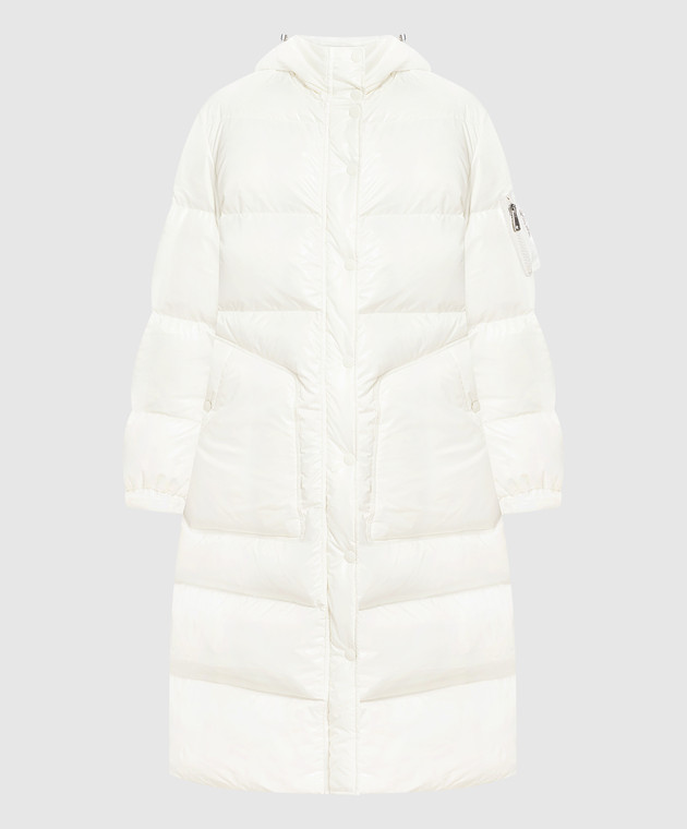 ERMANNO SCERVINO / ダウンジャケット/44/ナイロン/WHT/無地/U130A603H51 Ermanno Scervino - White down jacket with monogram made of