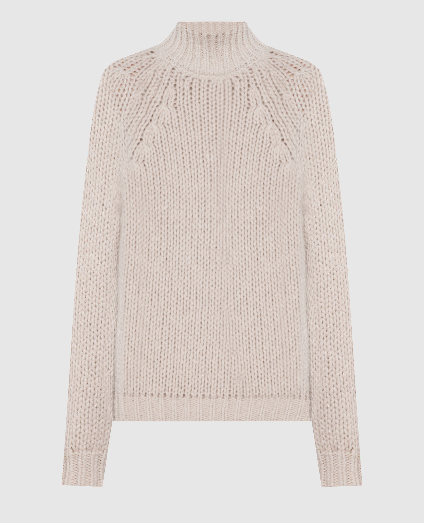 

Beige sweater with Lyrik Peserico