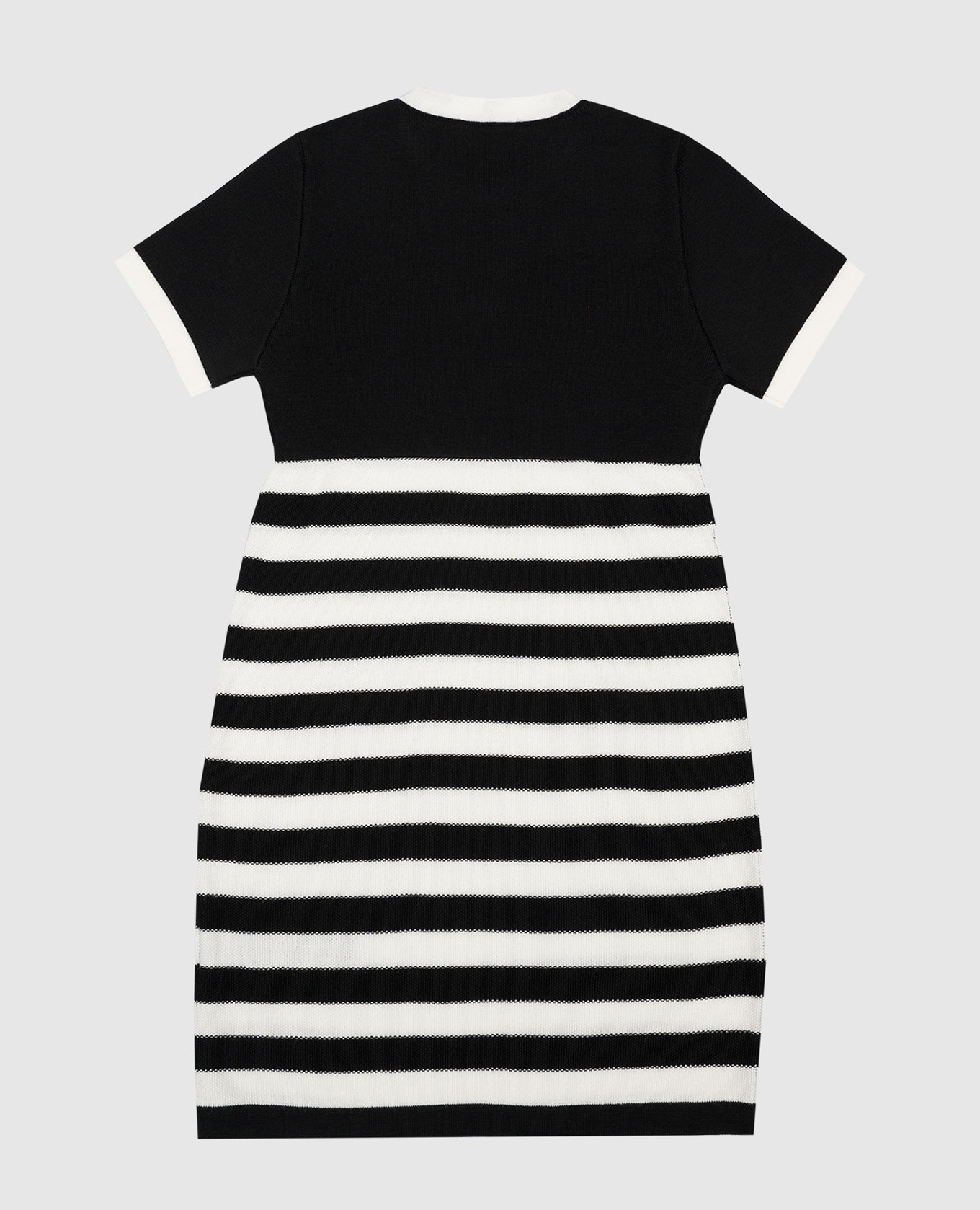 

Children's black dress with a wool stripe Balmain