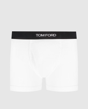 Tom Ford White boxer briefs with logo pattern T4LC31040