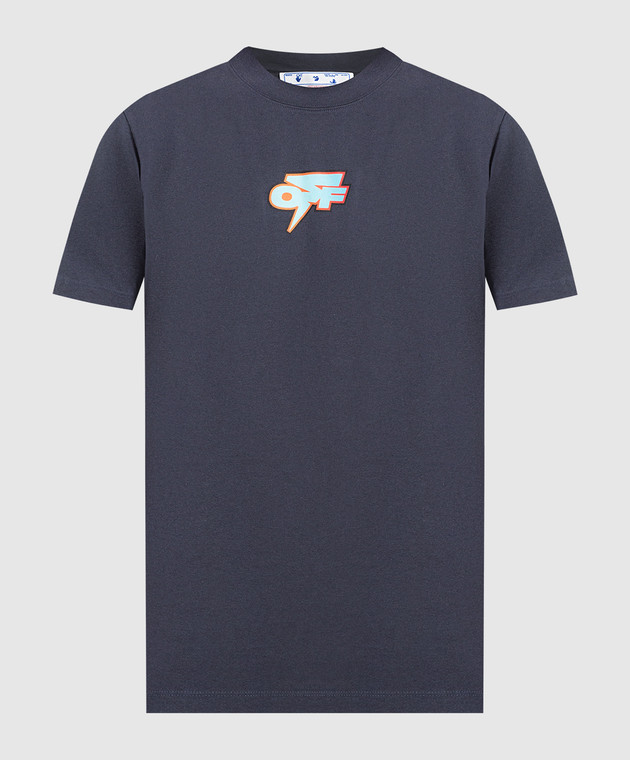 Off-White - Degradé Thund Skate T-shirt in charcoal with