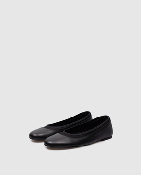 Lou Lou Studio Black leather ballet flats RUPA RUPA