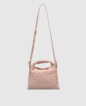 Bottega Veneta Hop beige leather crossbody bag 777586V3IV1