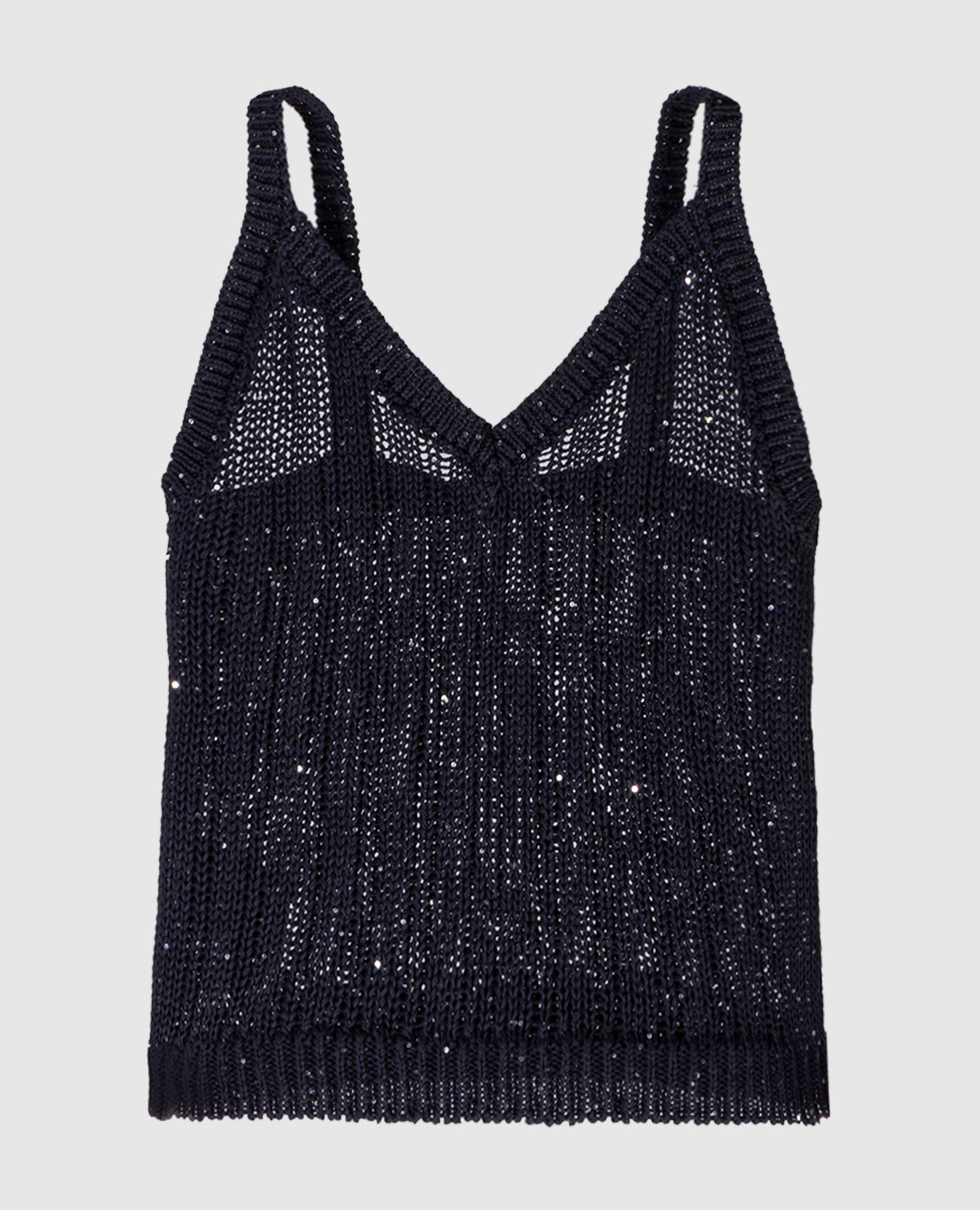 Blue top with sequins