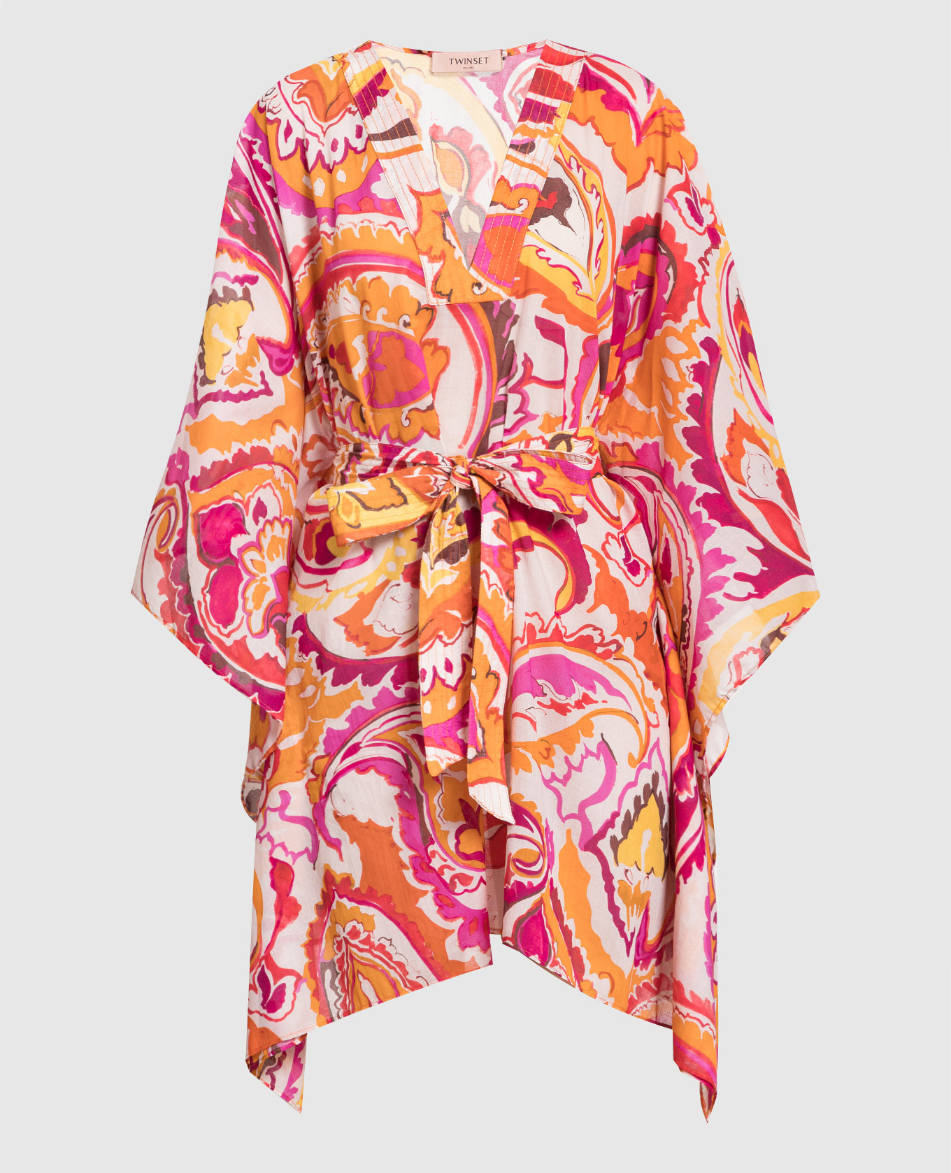 

Dress in an abstract print Twinset, White