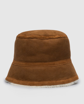 Simonetta Ravizza Leather brown panama BGMERINOS